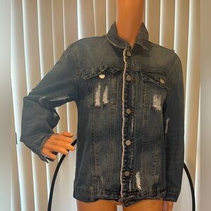 Classic Black Denim Jacket